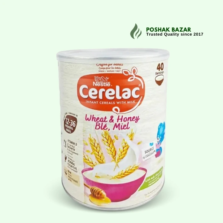 Nestlé Cerelac Wheat & Honey Infant Cereal with Milk 400g for Babies 12-36 Months