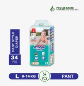 Avonee Pants Style Baby Diaper L 9-14 KG 34 PCS