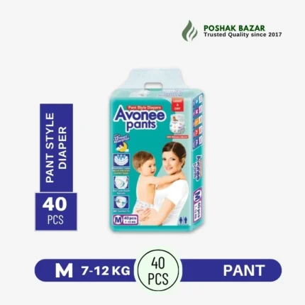 Avonee Pants Style Baby Diaper M 7-12 KG 40 PCS