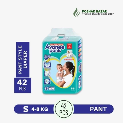 Avonee Pants Style Baby Diaper S 4-8 KG 42 PCS