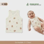 Unisex Baby Sleeveless Vest Cute Cartoon Print Newborn to 2 Years