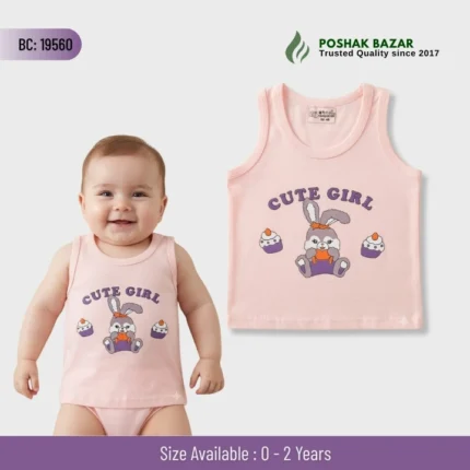 Unisex Baby Sleeveless Vest Cute Cartoon Print Newborn to 2 Years