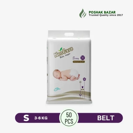 NeoCare Premium Baby Diaper Belt S Size 3-6kg 50 PCS
