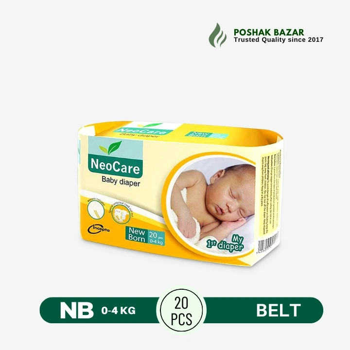 NeoCare Premium Newborn Baby Diaper NB Size 20 PCS 0-4kg