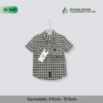 Export Quality Baby Boys Cotton Check Shirt 100 Percent Cotton 6-36 Months