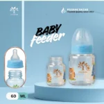 Minitree Glass Baby Feeding Bottle 60ml BPA Free Newborn Feeder