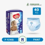 Fresh Happy Nappy Pants Diaper M Size 40 Pcs 7-12 KG