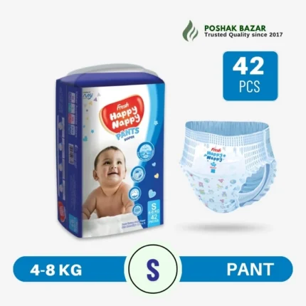 Fresh Happy Nappy Pants Diaper S Size 42 Pcs 4-8 KG