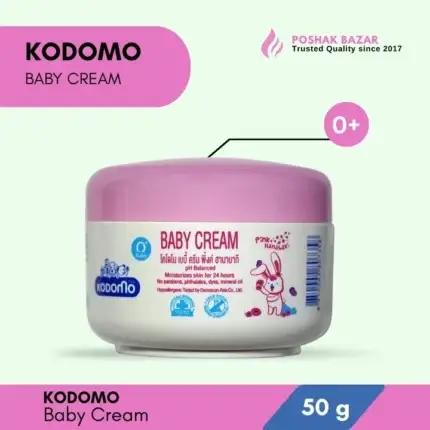 Kodomo Baby Cream 0+ 50g for Baby Skin