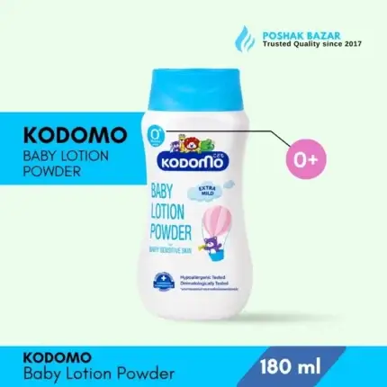 Kodomo Baby Lotion Powder 180ml Extra Mild 0+ for Sensitive Skin