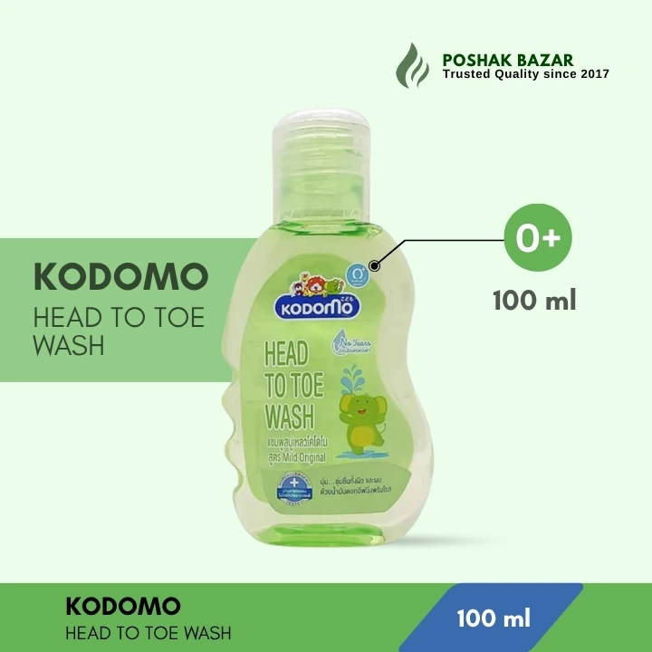 Kodomo Head to Toe Wash 0+ 100ml