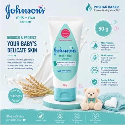 Johnson’s Milk and Rice Baby Cream 50g
