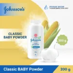 Johnson's Classic Baby Powder 200g with cornstarch