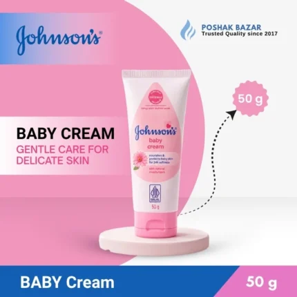 Johnson’s Baby Cream 50g for Delicate Baby Skin