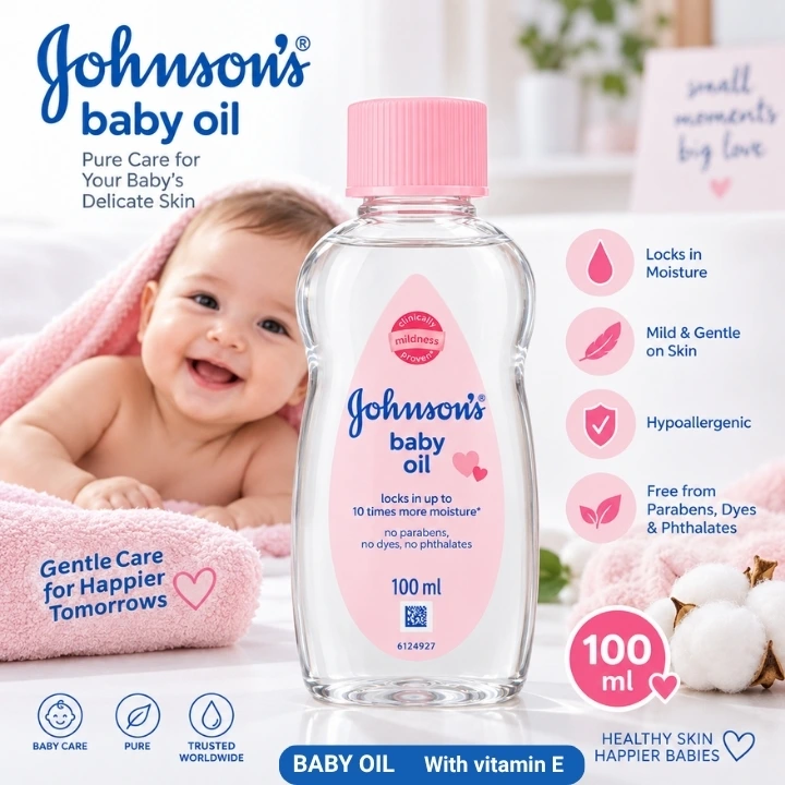 Johnson’s Baby Oil 100ml for baby