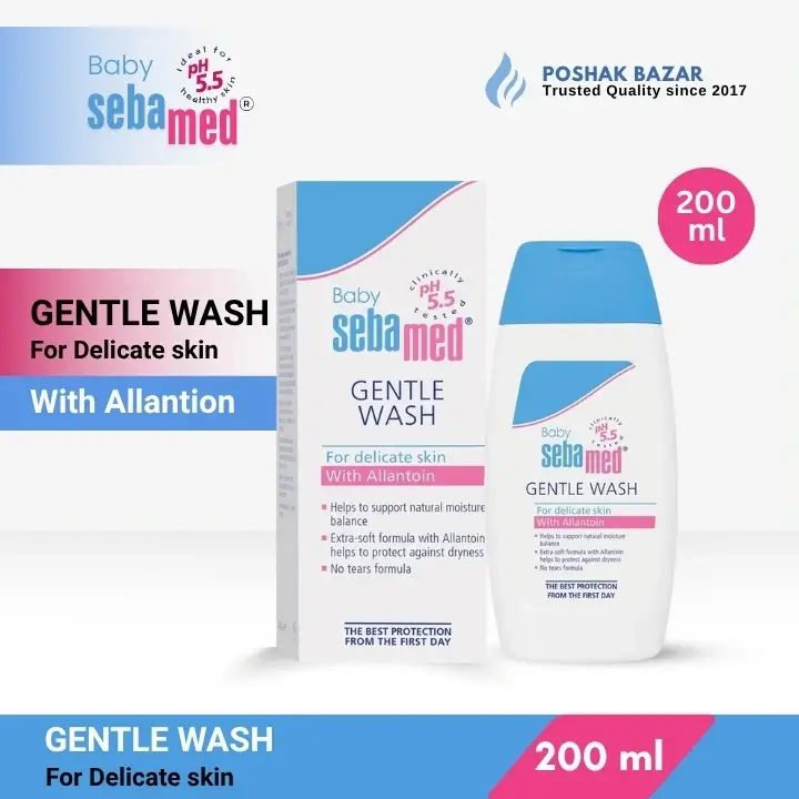 Sebamed Baby Gentle Wash 200ml Sebamed Baby Gentle Wash 200ml for delicate skin